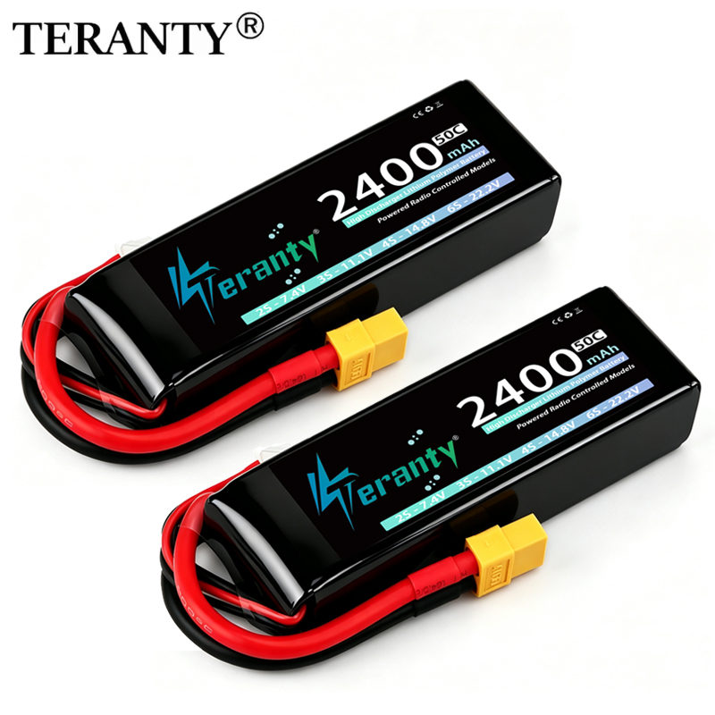 Rc Hobby Model - TERANTY 3S 2200/2400/2600mAh Bateria Lipo 11.1V