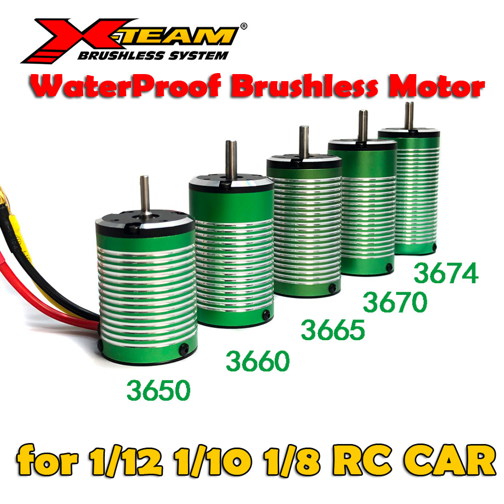 Brushless Motor 3650 - Wodoodporny silnik bezszczotkowy X-Team 1/8 1/10