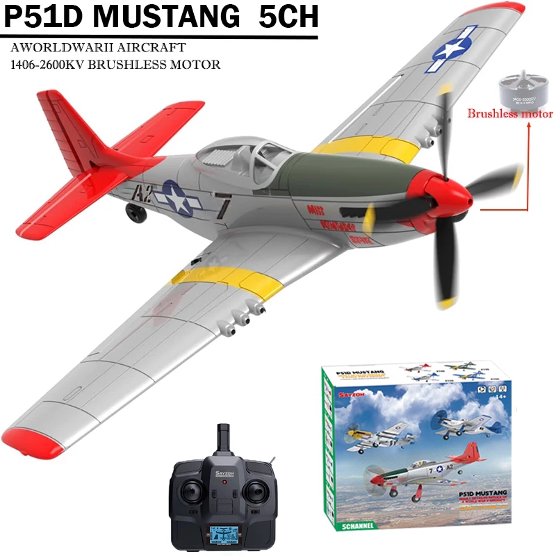 Rc Hobby Grade Helicopter - Nowy samolot zdalnie sterowany P51D Mustang