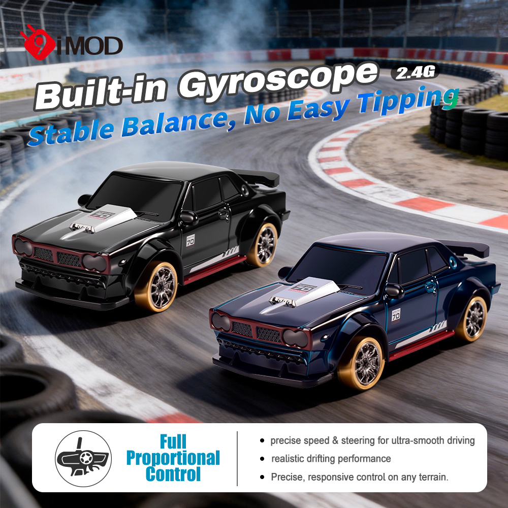 Rc Hobby Nook - 9IMOD 1/64 RC Samochód Driftowy 2.4G