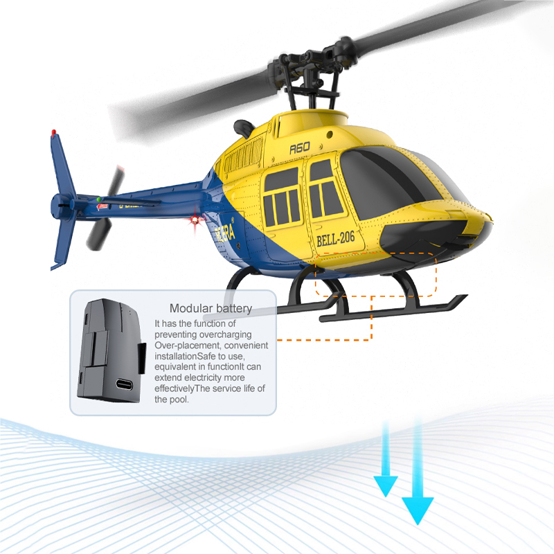 Helikopter RC A60 2.4G z 6-osi – Rc Hobby Grade Helicopter recenzja i cena