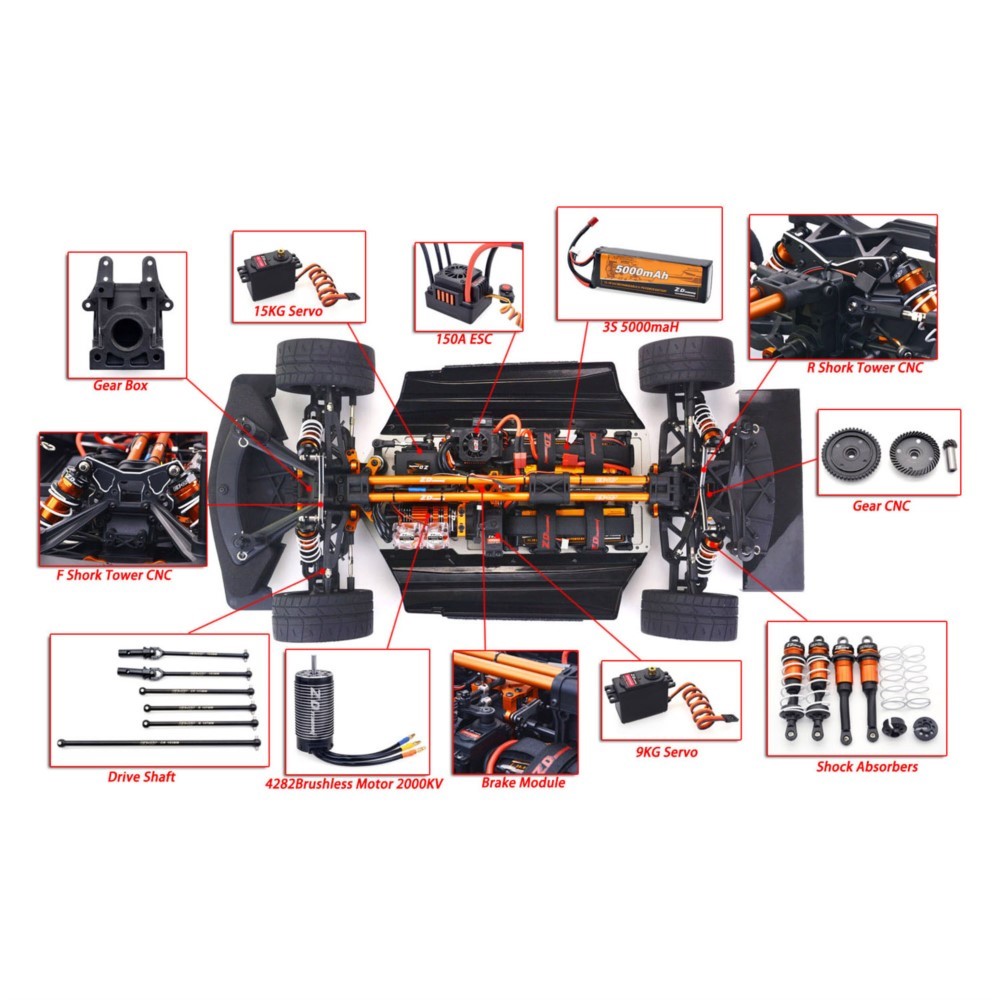 1/7 ZD Racing EX07 RC Samochód – Rc Hobby Grade Car recenzja i cena