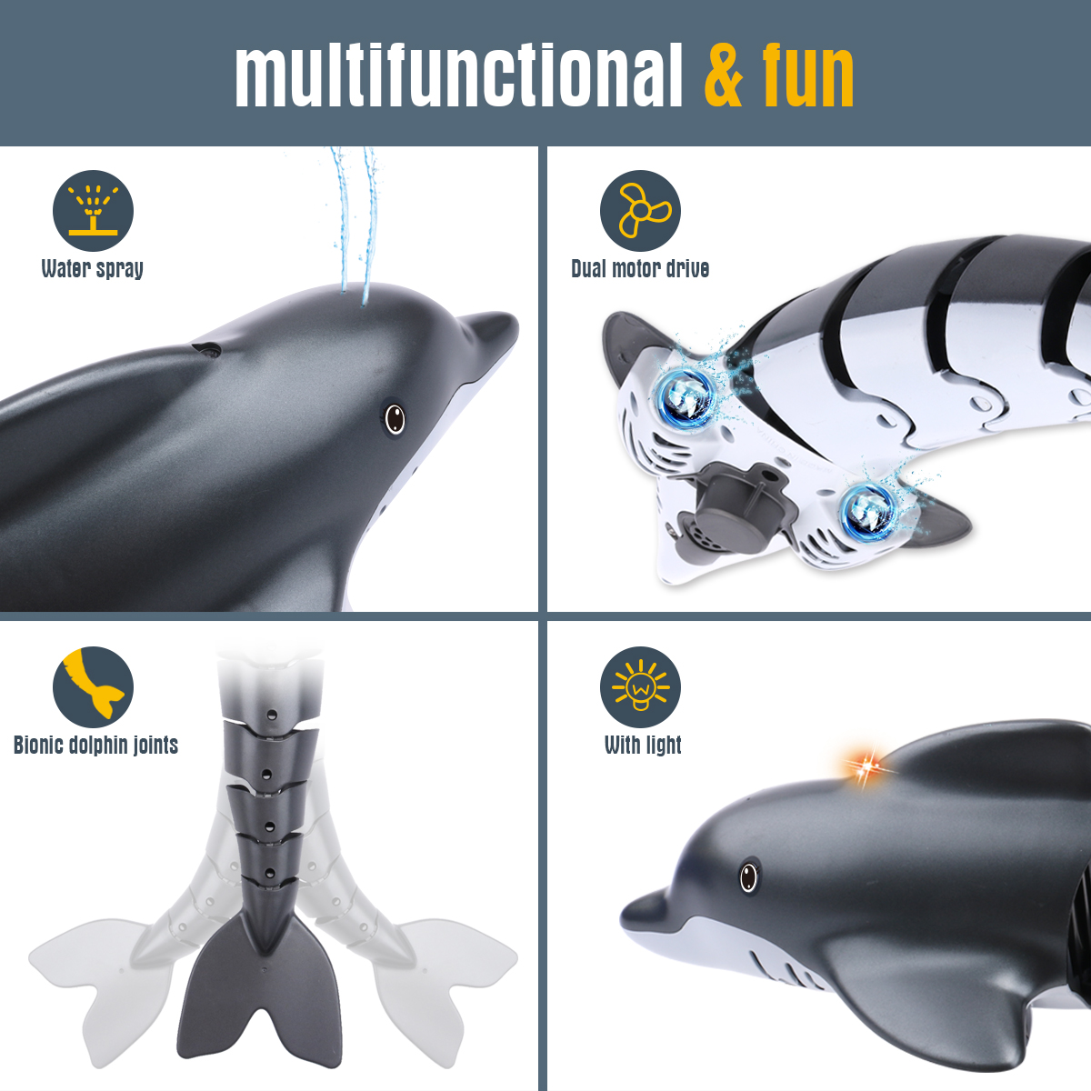 Rekin Rc delfin Spray wodne za – Rc Submarine Water recenzja i cena