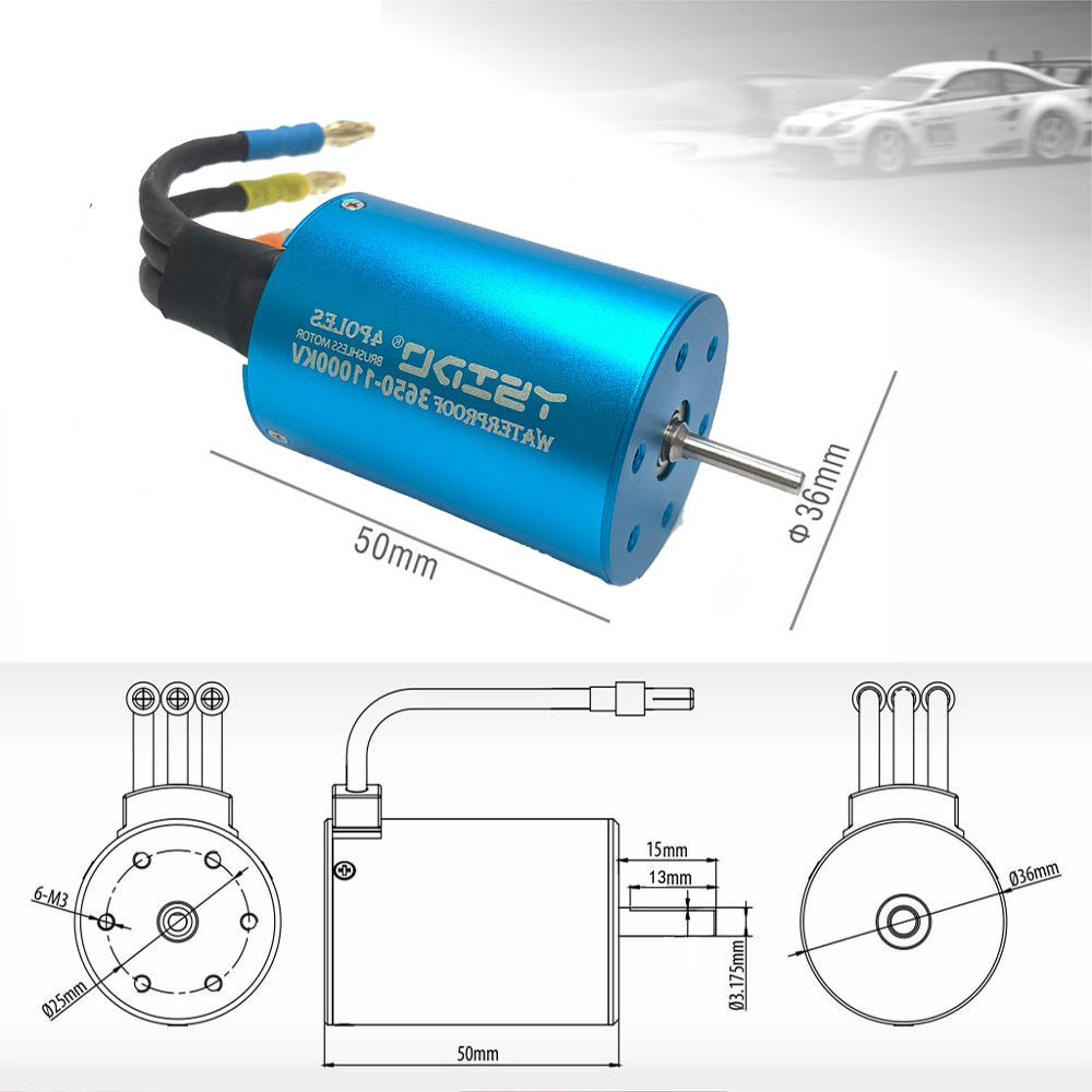 Zestaw silnika bezszczotkowego – Brushless Motor 3650 recenzja i cena