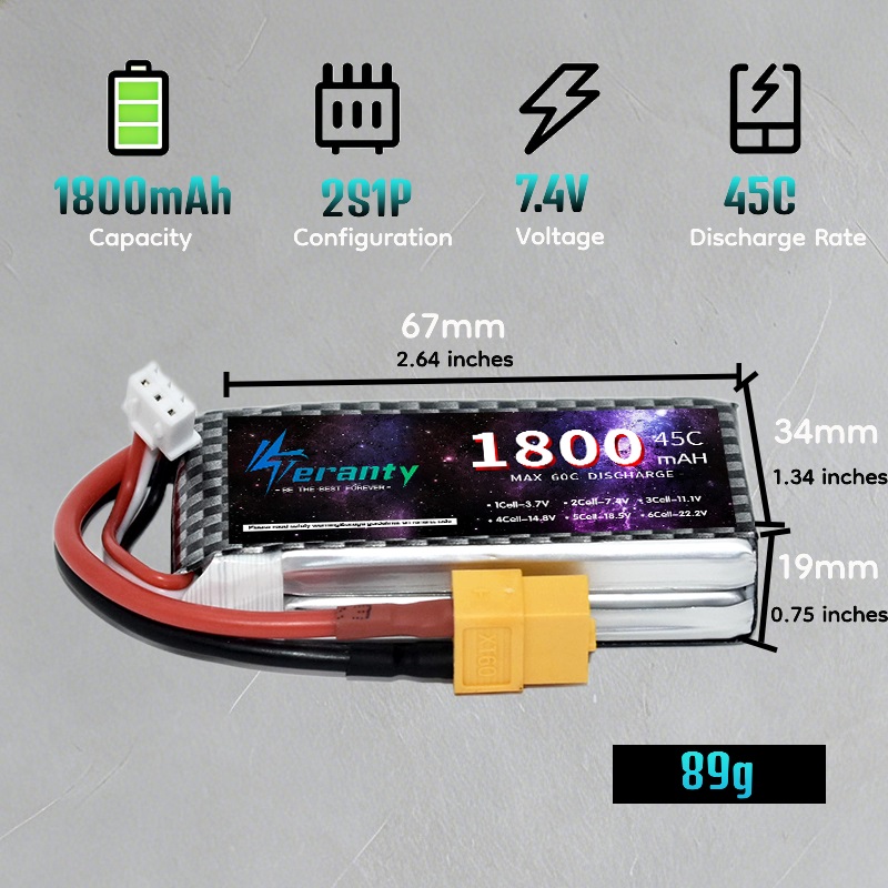 TERANTY 2S 3S 4S 1800mAh Bater – Lipo Battery 4S recenzja i cena