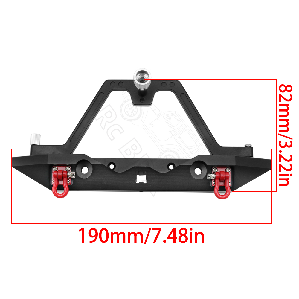 Metalowy przedni tylny zderzak – Rc Hobby Grade Crawler recenzja i cena
